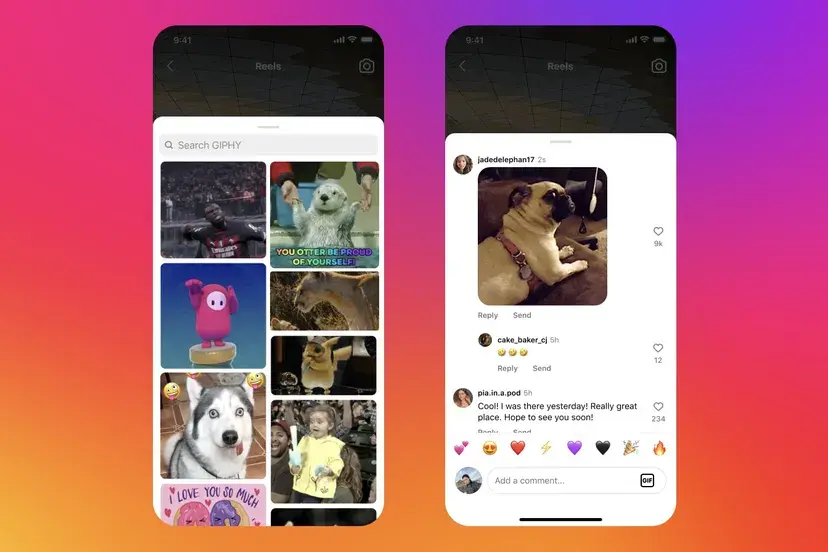 IG 留言 GIF